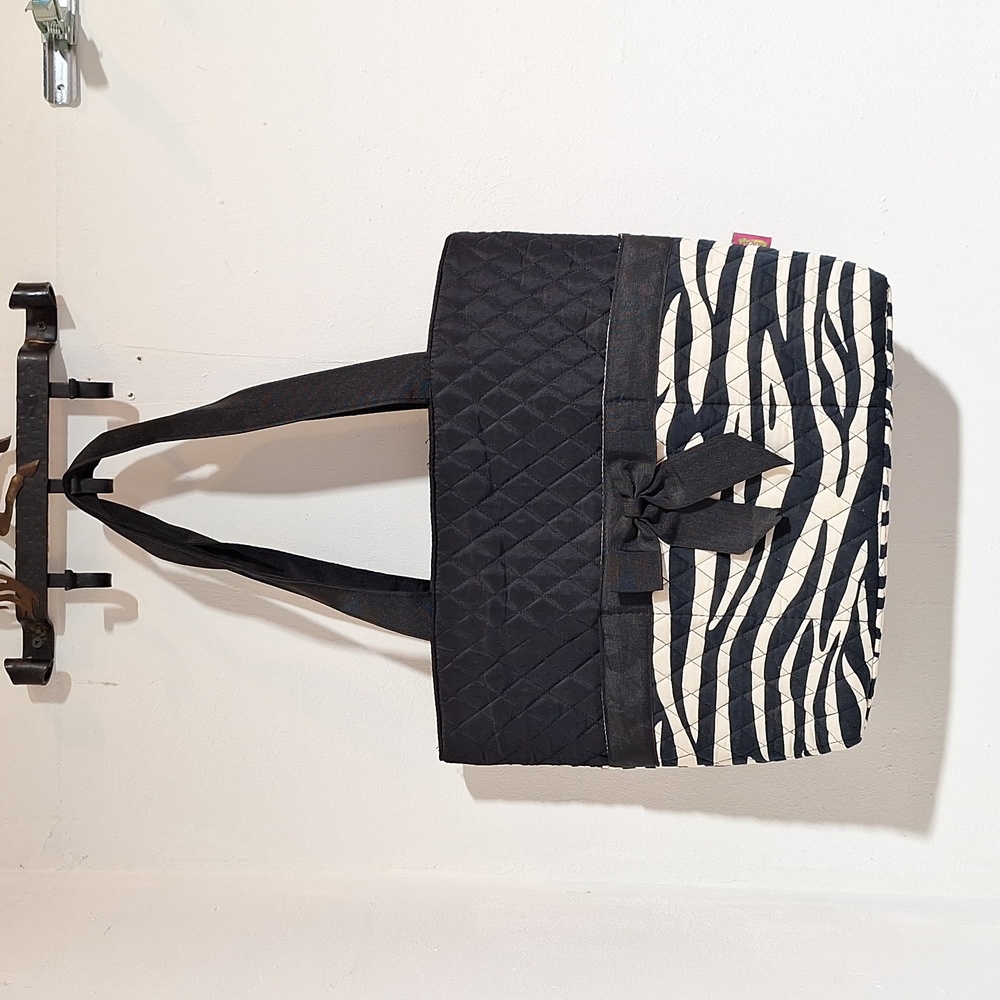 N-gil Zebra Print Diaper bag NWT